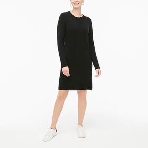 New J Crew Factor Black Sweaterdress